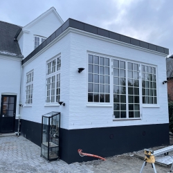 Inddækning på hus i Fyn